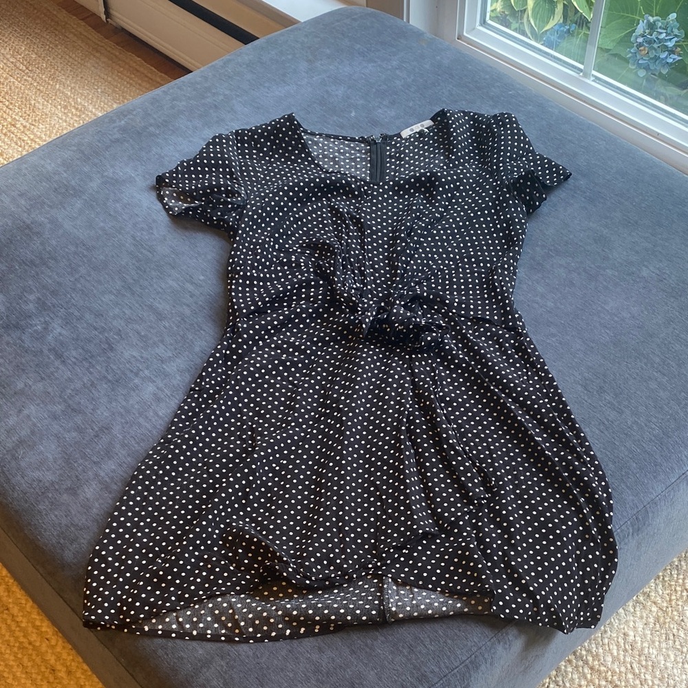 Black and White Polka Dot Dress